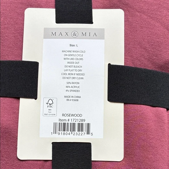 Max & Mia Lounge Set in Dusty Rose - Picture 2 of 4